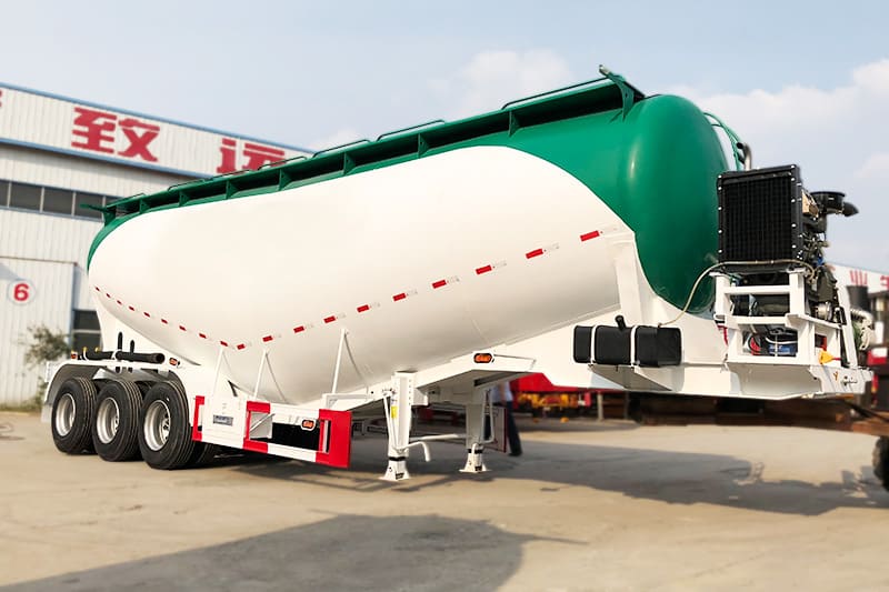 7 Fly ash tanker volume and geometry for dry powder transport