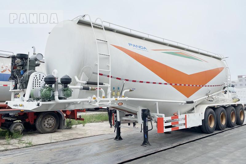 4 axle 60 ton 50 m³ cement tanker trailer for sale